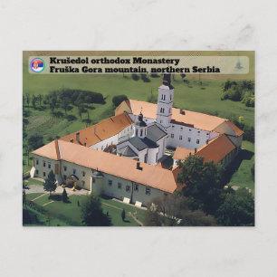 SERBISCHE KLOSTER - Krušedol orthodox Kloster Feiertagspostkarte