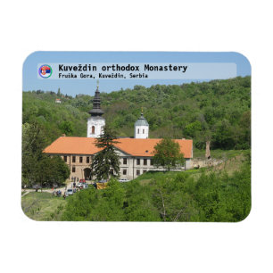 SERBISCHE KLÖSTER - Kuveždin orthodoxes Kloster Magnet