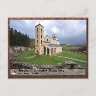 SERBISCHE KLOSTER - Sopoćani orthodoxes Kloster Postkarte