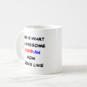serbische Mama, großartig Kaffeetasse (Vorderseite Links)