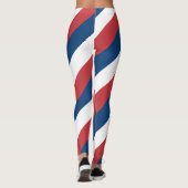 Serbische Nationalfarben für Flaggen - Diagonal ge Leggings (Rückseite)