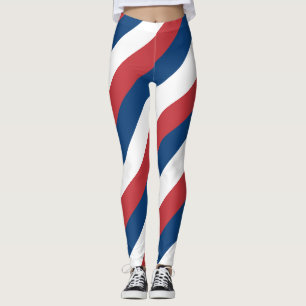 Serbische Nationalfarben für Flaggen - Diagonal ge Leggings