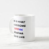 serbische Oma, phantastisch Kaffeetasse (Vorderseite Links)