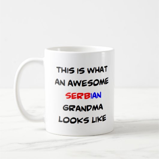 serbische Oma, phantastisch Kaffeetasse (Links)