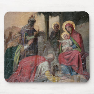 Serbische orthodoxe Ikongraphie in der Kirche von Mousepad