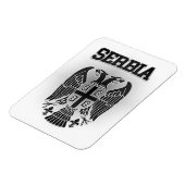Serbische Wappen Magnet (Linke Seite)