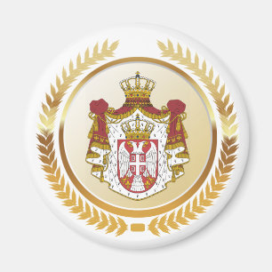 Serbische Wappen Magnet