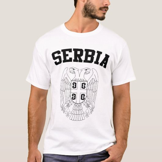 Serbische Wappen T-Shirt (Vorderseite)