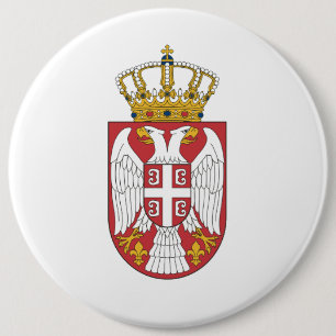 Serbischer Adler Button