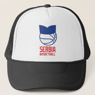 Serbischer Basketball-Hut Truckerkappe