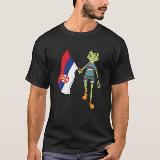 Serbischer Fächerfrosch T-Shirt (Vorderseite)