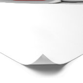 Serbischer Fußball 2014 Weltmeisterschaft-Liebhabe Poster (Ecke)