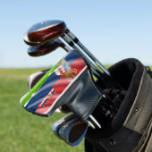 Serbischer Golfer Golf Headcover (In Situ)