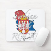 Serbischer Mädchen-Felsen! Mousepad (Mit Mouse)