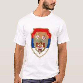 Serbischer mittelalterlicher Schutzschild - Serbis T-Shirt