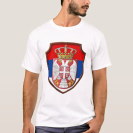 Serbischer mittelalterlicher Schutzschild - Serbis T-Shirt