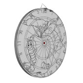 serbischer Zyrillienwurm Dartscheibe (Vorderseite Links)