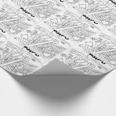 serbischer zyrillischer Anker Geschenkpapier (Ecke)