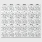 serbischer zyrillischer Anker Geschenkpapier (Flach)