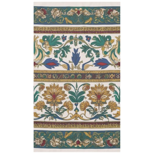 Serbisches ethnisches nahtloses Design 7 60x104 Tischdecke (Vorderseite)