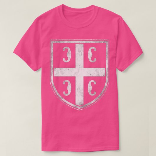 Serbisches Kreuz 1 T-Shirt (Design vorne)