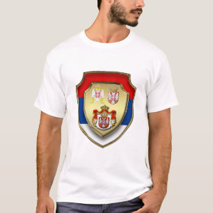 Serbisches mittelalterliches Schutzschild - Serbis T-Shirt