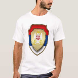 Serbisches mittelalterliches Schutzschild - Serbis T-Shirt