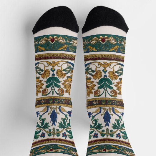 Serbisches Teppichmuster 2 Socken (Oben)