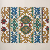 Serbisches Teppichmuster 5 Sherpadecke (Vorderseite (Horizontal))