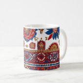 Serbisches Teppichmuster 6 Kaffeetasse (VorderseiteRechts)