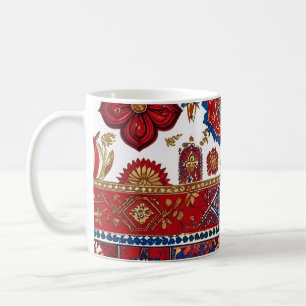 Serbisches Teppichmuster 6 Kaffeetasse