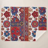 Serbisches Teppichmuster 6 Sherpadecke (Vorderseite (Horizontal))