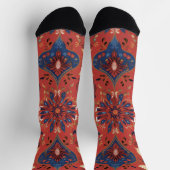 Serbisches Teppichmuster 7 Socken (Oben)