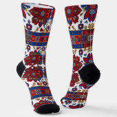 Serbisches Teppichmuster 8 Socken (Gewinkelt)