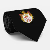 Serbisches Wappen Krawatte (Gerollt)