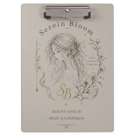 Serein Blüte Klemmbrett