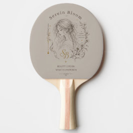 Serein Blüte Tischtennis Schläger