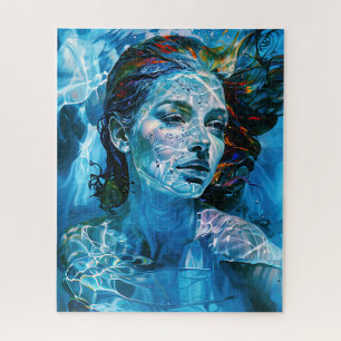 "Serelis" - Gelassenheit in Aqua Harmonie Puzzle