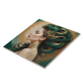 "Serelith" - Curls of Celestial Jade Fliese (Seite)