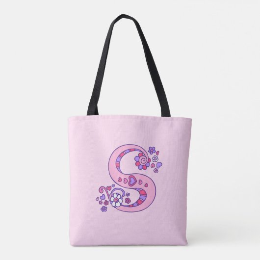 Seren Name und Bedeutungsmonogrammtasche Tasche (Rückseite)