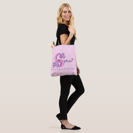 Seren Name und Bedeutungsmonogrammtasche Tasche (Am Model)