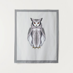 Seren Owl Wall Medium (50" x 60") Tapestry Wandteppich
