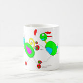 Serena Katzen-und Hundeverfolgung Kaffeetasse (Mittel)