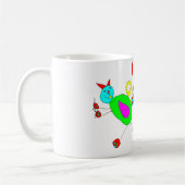 Serena Katzen-und Hundeverfolgung Kaffeetasse (Links)