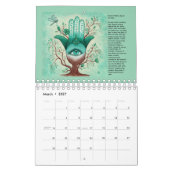 Serena King-Allawos Gemälde 2026 Wandkalender (Mär 2027)
