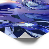 Serena, Original Charakter Kunst, Design Poster (Ecke)