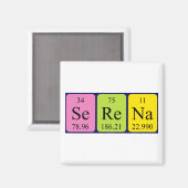 Serena Periodenmagnetmagnet Magnet (Vorderseite/Rückseite)