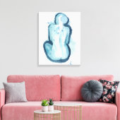 Serena Sketch Leinwanddruck (Insitu (Wohnzimmer))