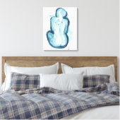 Serena Sketch Leinwanddruck (Insitu (Schlafzimmer))
