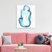 Serena Sketch Leinwanddruck (Insitu (Wohnzimmer))